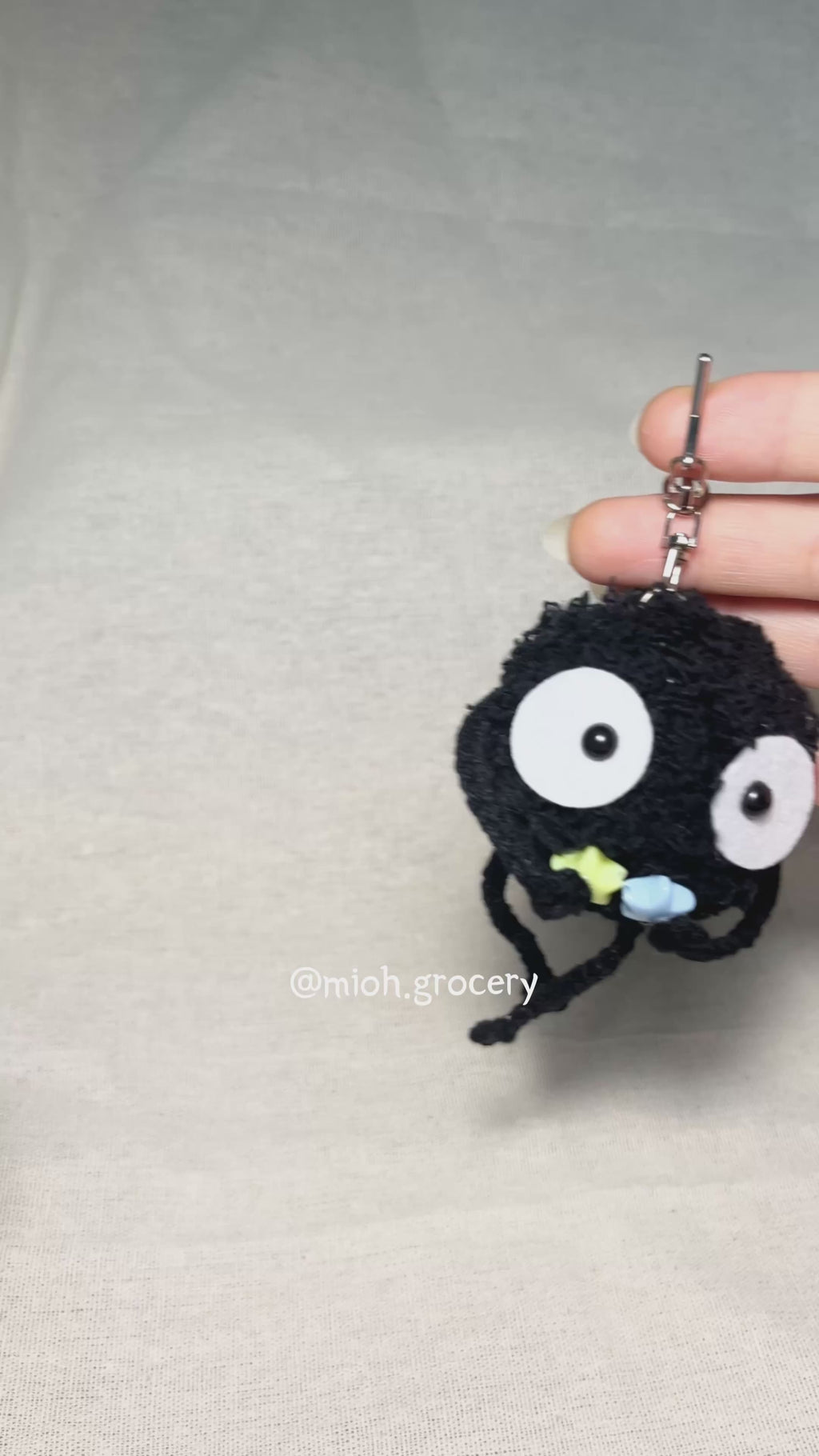 Dust Bunny Keychain