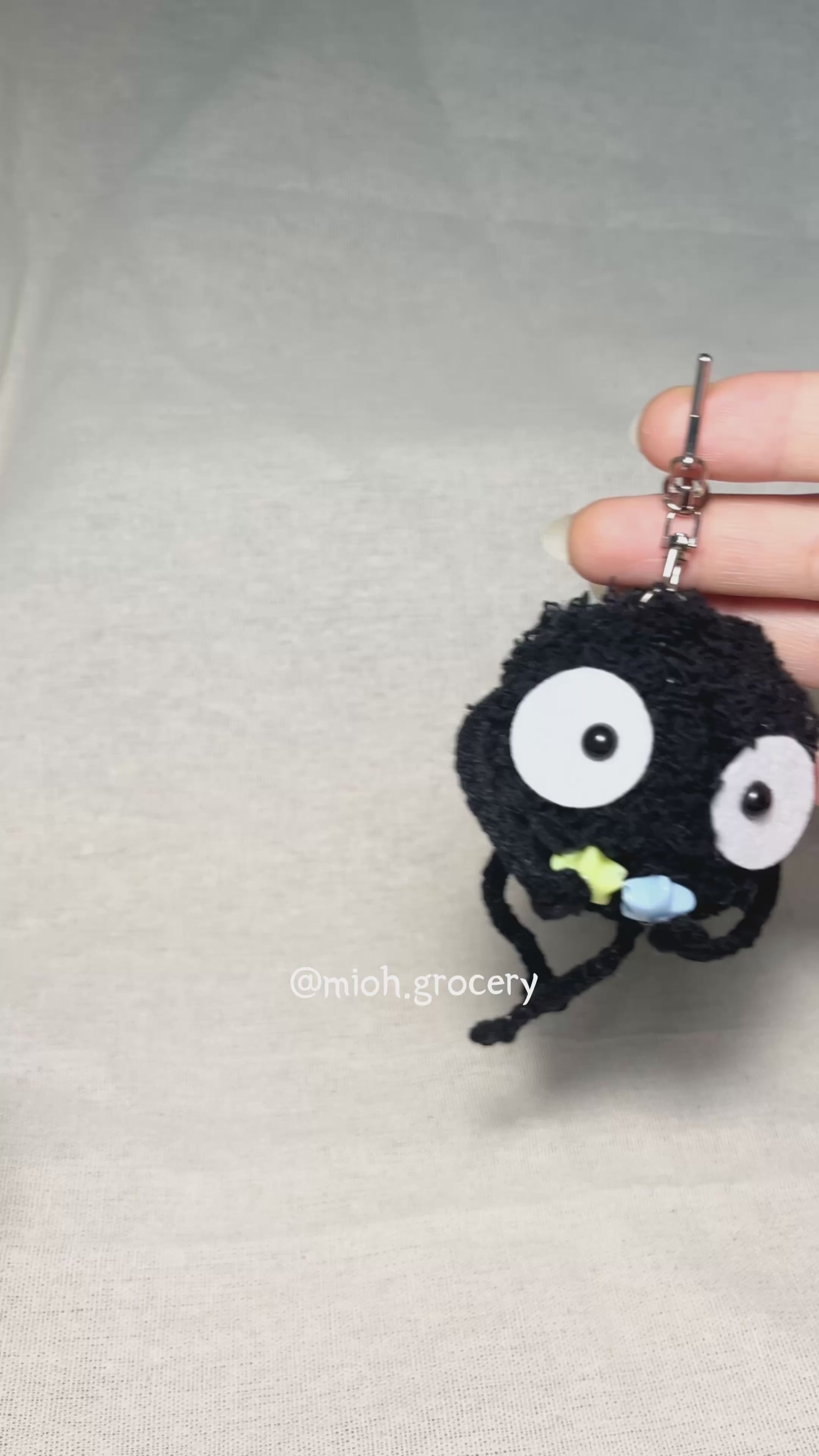 Dust Bunny Keychain